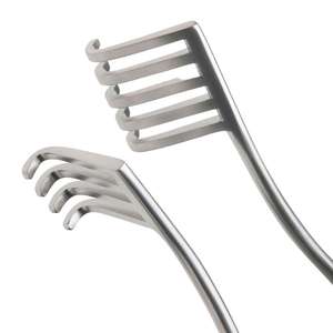 Retracteur manuel Norfolk et Norwich 4 x 5 dents, lames de 50 mm x 223 mm de long, instruments chirurgicaux en acier inoxydable par Surgiright - Product Image 4