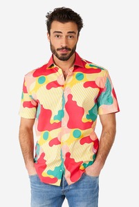 Camisa Hawaiana para Hombre, Manga Corta, Estampado Tropical, Casual de Playa, con Botones, Verano, Colorida, Floral, para Vacaciones - Product Image 2