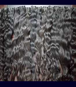 Clip sans couture synthétique Double dessiné résistant à la chaleur longue ligne droite dans l'extension de cheveux 160 grammes Clip d'extension de cheveux synthétiques dans - Product Image 3