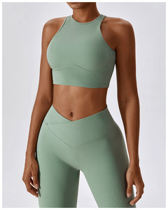 Soutien-gorge de sport pour femme, blanc uni, pour la gym, l'entraînement et la course, modèle Clothesbody Butter - Product Image 6