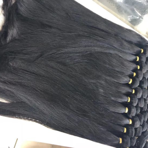 Cabello Virgen Indio Auténtico con Ondas Naturales, a Granel, Sin Procesar, con Doble Trama a Máquina para Calidad Premium al por Mayor - Product Image 5