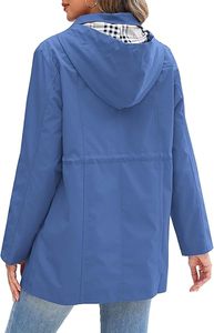 Wholesale Designer <b>Men</b> <b>Long</b> Winter Outdoor Windbreaker <b>Jacket</b> Stand Collar Vintage Style Lightweight Windproof Waterproof Front - Product Image 2