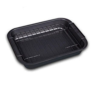 Bandeja para Asar de Alto Rendimiento para Deliciosas Cenas Familiares con un Amplio Diseño de Acero Inoxidable, Cómoda y Resistente al Calor - Product Image 1