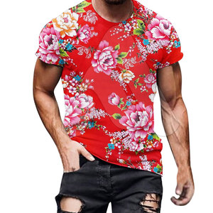 Chemises imprimées pour hommes, streetwear, haute qualité, manches courtes, 100% coton, écologiques, respirantes - Product Image 2