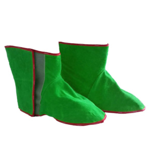 Couvre-chaussures de soudeur en cuir de vachette pleine fleur, résistants aux étincelles et à la chaleur, pour la sécurité industrielle et la protection du travail des soudeurs - Product Image 3