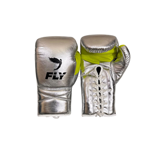 Gants de boxe professionnels Fly Super Lace en cuir de vachette 100% véritable, équipement de sparring et d'entraînement pour adultes - Product Image 1