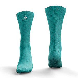 Chaussettes de sport personnalisées imprimées par sublimation, chaussettes de performance athlétique respirantes et à séchage rapide, fabricant en gros - Product Image 4