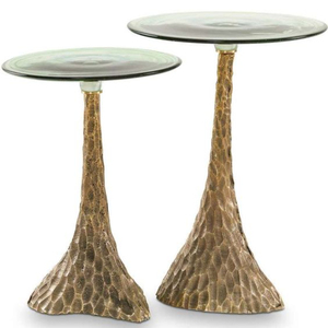 Mesas de centro nido de alta demanda, de mármol negro con tapa redonda y patas chapadas en oro, para el hogar, hotel o sala de estar. - Product Image 5