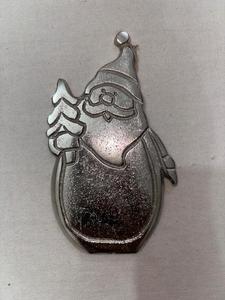 Adorno Colgante de Resina de Santa Claus Plateado, Decoración Navideña para Árbol, Artículos de Fiesta, Venta al por Mayor - Product Image 2