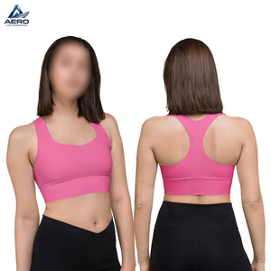 Sujetador Deportivo de Compresión para Mujer, Color Rosa, Buena Calidad, Tela Suave y Elástica, Logotipo Personalizado, Servicio OEM ODM 2026 - Product Image 5