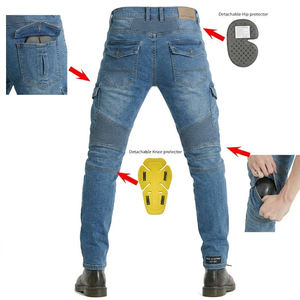 Pantalon de moto pour homme grande taille, séchage rapide, respirant, coupe-vent, pantalon de course moto, fabricant OEM ODM en gros - Product Image 2