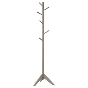 Perchero Minimalista con Ganchos Metálicos y Base Rectangular para Almacenamiento en la Entrada, Acabado Negro - Product Image 2
