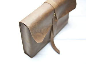 Stylish Office <b>Leather</b> Smell Proof Heavy Duty Protection <b>A5</b> Refillable <b>Notebook</b> <b>Cover</b> Case Journal Holder Organizer LNBC-0083 - Product Image 5