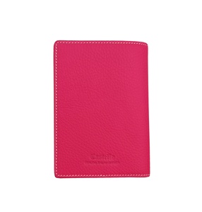 Funda de pasaporte delgada de cuero suave italiano Castello, accesorios de viaje abiertos, rojo para Rosa, fucsia, púrpura, azul marino, verde azulado, Luz - Product Image 2