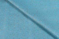Tissu en brocart floral élégant pour la confection de robes de créateurs, vêtements ethniques, artisanat et décoration intérieure