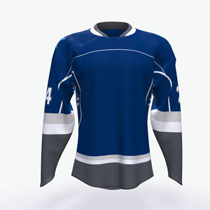 New Product Professional Blank Custom Team Logo White Hockey Jersey 100% Polyester Unisex - Product Image 5