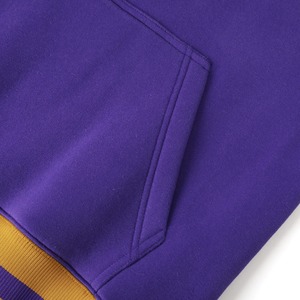 Para la Universidad y los Colegios, Sudadera Omega 1911 con Rayas Púrpuras, Cuello Redondo, Manga Larga, Informal, 100% Algodón, Felpa - Product Image 5