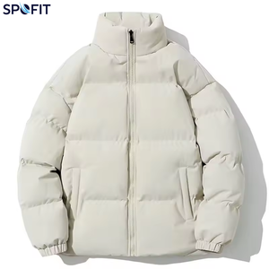 Ventes en gros de manteaux en duvet légers pour hommes, coupe ajustée, pour l'hiver, usage extérieur, avec fermeture éclair, respirants - Product Image 3