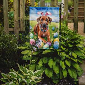 Boîte aux lettres multicolore Rhodesian Ridgeback Easter Egg Hunt Garden Flag Banner Décorative Yard Banner for Patio Artwork for Flower Beds - Product Image 2