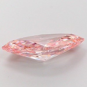 Diamant rose intense fantaisie modifié de taille marquise de 4,09 carats, cultivé en laboratoire, clarté VS1, polissage excellent, qualité supérieure CVD, pierre non montée - Product Image 3