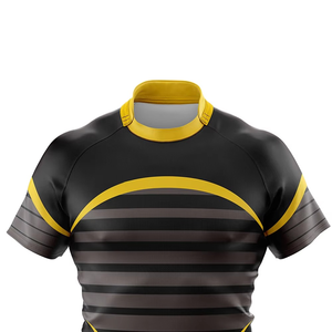 Camiseta de Rugby Sublimada - Manga Corta para Verano, Protección UV, Poliéster Frontal, Alta Calidad, Servicio OEM, Múltiples Tallas - Product Image 4