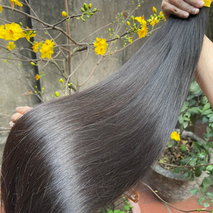 Vente en gros 100% Extensions de cheveux humains en vrac de haute qualité en couleurs vierges naturelles - Product Image 3