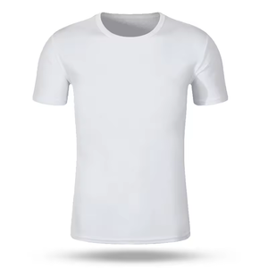 Camiseta Formal de Cuello Redondo para Hombre, 100% Premium, 180GSM, Impresión Personalizada de Alta Calidad, Servicio OEM, Serigrafía - Product Image 3