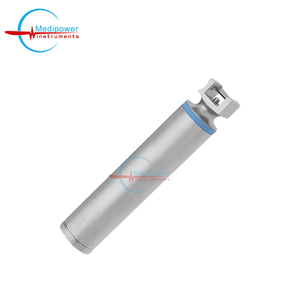 ด้ามจับกล้องส่องตรวจกล่องเสียงไฟเบอร์ออปติก LED สแตนเลสสตีล สำหรับการใส่ท่อช่วยหายใจทางการแพทย์ ใช้ซ้ำได้ - Product Image 2