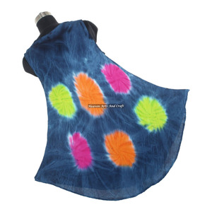 Robe Tie-Dye 2026 à Col Rond Profond, Ample, pour Femme, Style Bohème Gypsy, en Rayonne, pour Soirée Estivale - Product Image 2