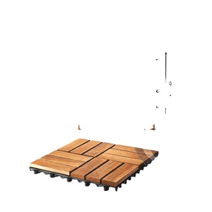 Tarima de Madera Plástica para Exteriores, 300x300mm, Moderna, Impermeable, Resistente al Agua, Antideslizante, Ignífuga, Ecológica, con Sistema de Bloqueo Doble - Product Image 6