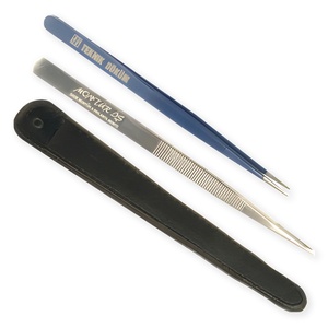 Juego de Pinzas Promocionales con Logotipo Personalizado S131 con Estuche de Cuero, Regalo Corporativo Personalizado con Nombre de Empresa y Número de Teléfono Impresos - Product Image 1