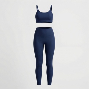 Conjunto Deportivo de Dos Piezas para Gimnasio y Yoga, Leggings para Mujer, Ropa Deportiva de Secado Rápido y Cómoda - Product Image 1