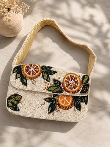 Sac à main en perles de verre fait main, best-seller, pour femmes, sac de soirée tendance pour fête, mariage, dîner et événements spéciaux, en vente - Product Image 4