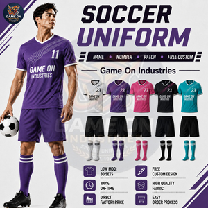 Tenue de football personnalisée cyan et noir pour adultes – Vêtements de sport respirants pour joueurs – Tenue d'entraînement de football - Product Image 6