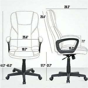 Sedia da Ufficio Girevole Marrone per Computer - Product Image 6