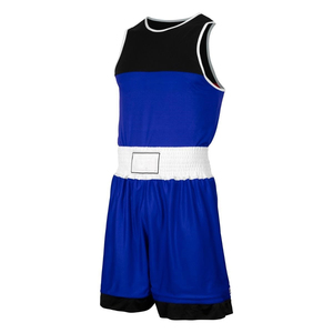Boxing Vest & Short Kit 100% Polyester Unisex Boxing Uniforms Wholesale Plain Custom Kick Boxing Uniform Cheap Price OEM - Product Image 2