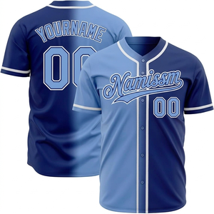 Maillots de baseball pour hommes de haute qualité, respirants, grande taille, polyester, séchage rapide, antibactériens, maillot de baseball sportif - Product Image 6