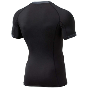 Rashguard à manches courtes personnalisé pour hommes, pour adultes, OEM ODM, marque privée, rashguard à manches courtes pour hommes, antibactérien, séchage rapide - Product Image 6