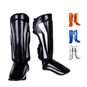 Espinilleras de Boxeo y Muay Thai Personalizadas de Primera Calidad, Transpirables, Protección Profesional para Kick Boxing y Artes Marciales - Product Image 1