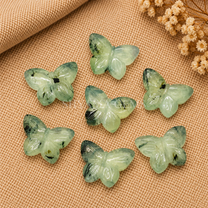 Prehnite <b>Butterfly</b> Shape 13mm Faceted Gemstone <b>Beads</b> for Jewelry Making Wholesale Loose Stone <b>Beads</b> Craft Supplies - Product Image 6