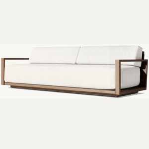 Indoor <b>sofa</b> made of soft foam, good modern design and durable, strong <b>sofa</b> with teak <b>wood</b> <b>frame</b> for two people to sit - Product Image 2