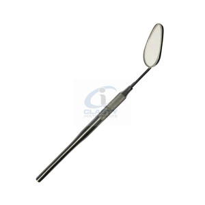 Miroir buccal dentaire à manche creux en acier inoxydable, loupe professionnelle pour l'examen et le nettoyage des dents, outil de clinique OEM - Product Image 1