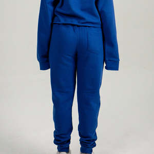 Conjunto de Sudadera Corta y Pantalones Jogger para Mujer, Dos Piezas Casuales, Tela Suave, Corte Regular, Estilo Urbano Diario, Color Sólido - Product Image 4