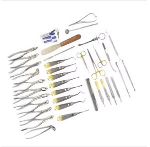 Kit d'instruments d'extraction dentaire manuels de qualité supérieure en acier inoxydable allemand, élévateurs et pinces, ensemble professionnel CE - Product Image 5
