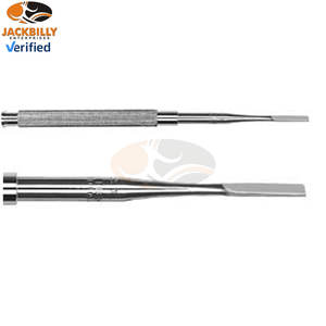 Ciseau à os chirurgical manuel Gardner 3 mm avec poignée en acier inoxydable, instrument médical orthopédique dentaire de précision MOL - Product Image 2