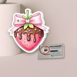 Extensions de cils magnétiques en acrylique de haute qualité pour la Saint-Valentin, avec motifs chocolat, fraise, cœur, fleur, carré, papillon, marque privée - Product Image 5