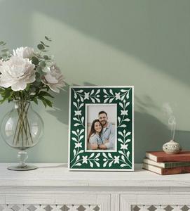 Cadre photo mosaïque en nacre et os de haute qualité, fait main, décoratif pour la maison et le bureau - Product Image 5