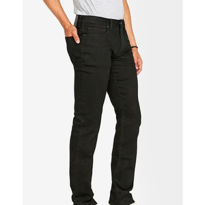 Pantalones de mezclilla de pierna recta para hombre, estilo casual urbano, de diseñador, con bolsillos, ajuste tejido tipo jogger, envío directo - Product Image 3