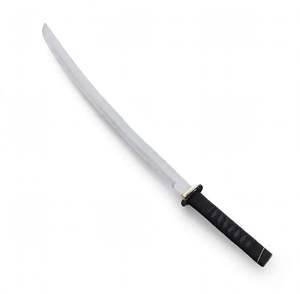 Espada de práctica japonesa hecha a mano con mango envuelto en cordón para exhibición - Product Image 3