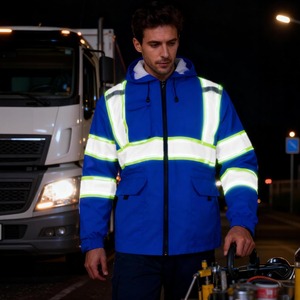 High Quality <b>Winter</b> Safety Jacket Waterproof Thermal Safety Outerwear Supplier Wholesale - Product Image 6